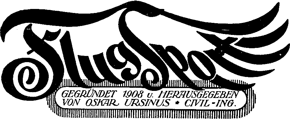 Zeitschrift Flugsport von Oskar Ursinus - Kompletter Jahrgang 1932 als  digitaler Volltext